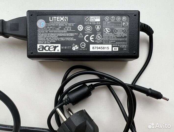 Блок питания Acer PA-1650-02