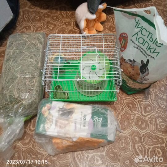 Клетка для хомяка + все для содержания