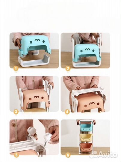 Стеллаж детский для игрушек