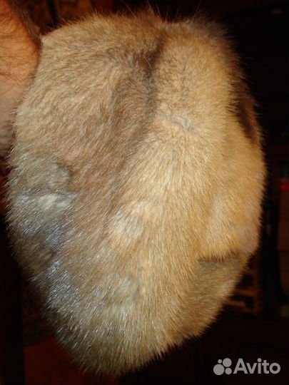 Шапка зимняя норковая женская