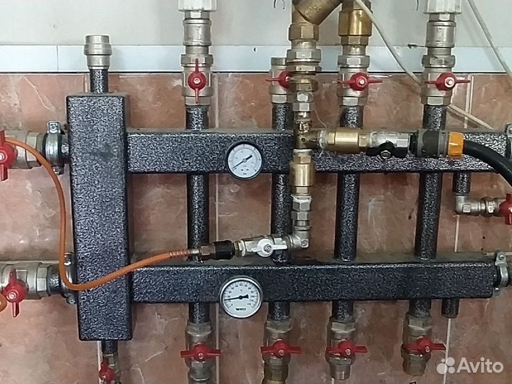 Монтаж систем отопления водоснабжения под ключ