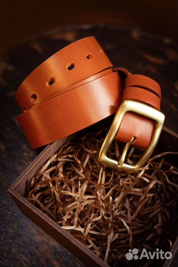 Ремень кожаный