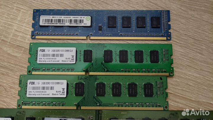 Оперативная память ddr3, ddr2