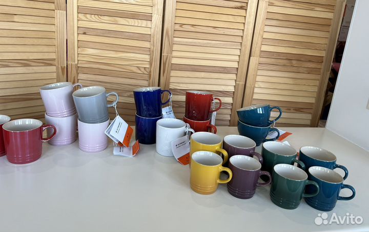 Посуда le creuset кружки каменная керамика