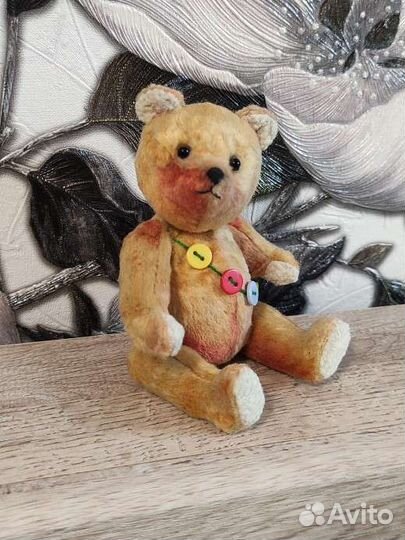 Мишка Тедди опилки винтаж