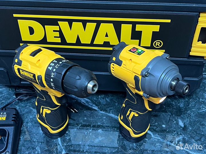 Набор Dewalt 2в1: Шуруповерт+импакт