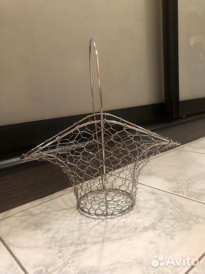 Корзинка металл для декора