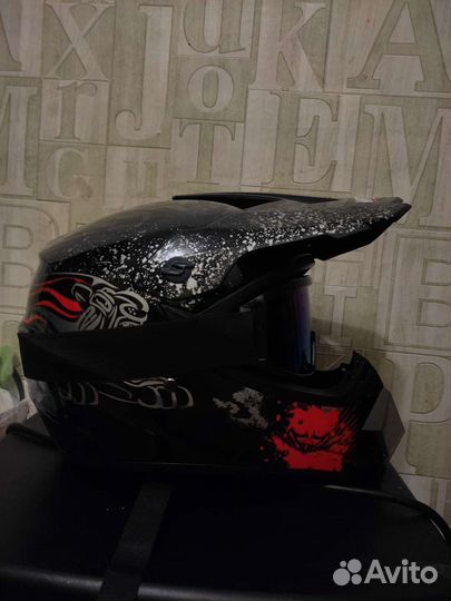 Мотошлем кроссовый