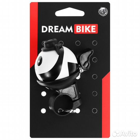 Звонок велосипедный «Панда», цвет чёрный
