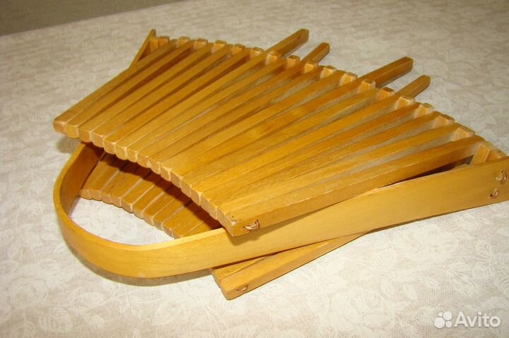 Фруктовница из дерева складная