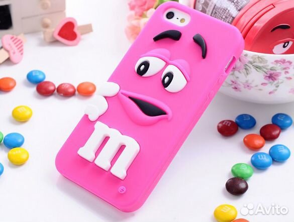 Мягкий силиконовый чехол MM для iPhone 5, 5G, 5S