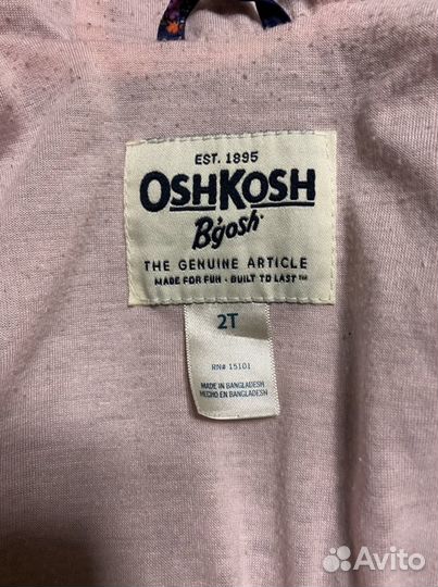 Куртка Redfox и плащ Oshkosh для девочки