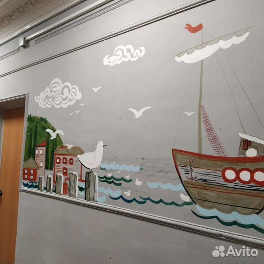 Роспись на стенах