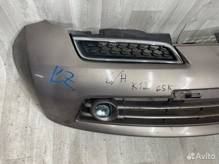 Бампер перед. nissan march