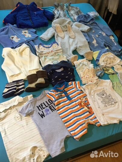 Отдам пакет / чемодан одежды 62 - 68