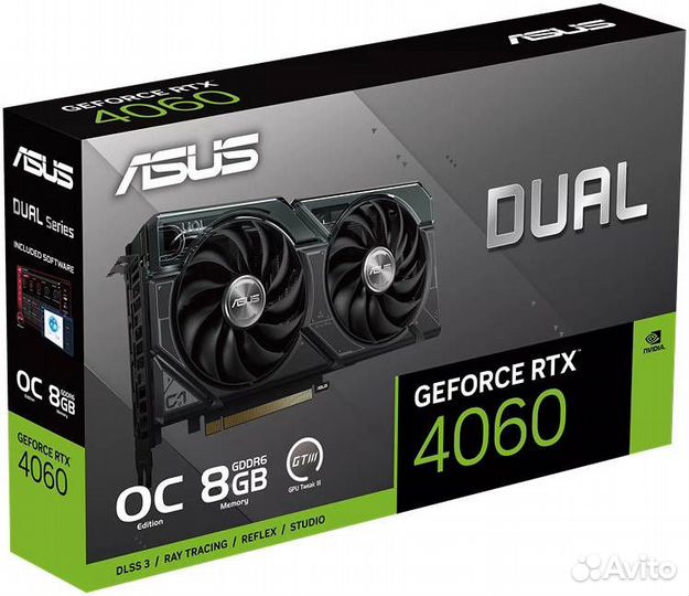 Видеокарта Asus GeForce RTX 4060 8 гб