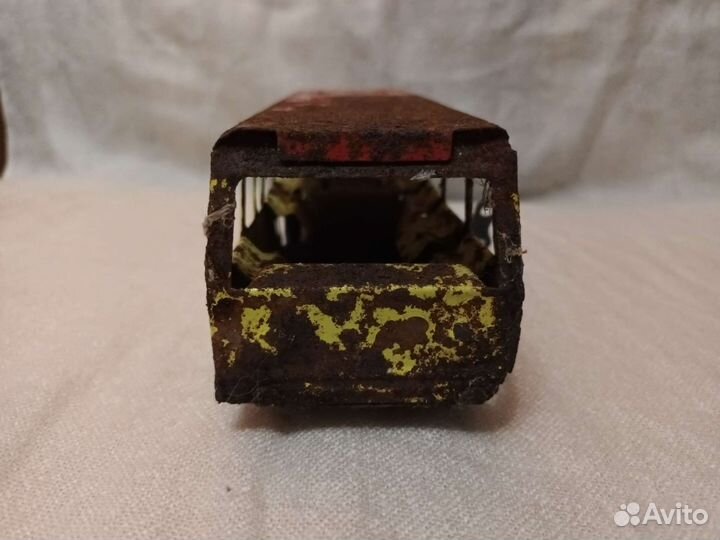 Заводная игрушка автобус 50-е годы СССР