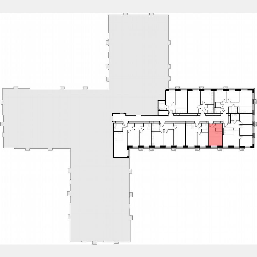 Апартаменты-студия, 22,9 м², 29/30 эт.