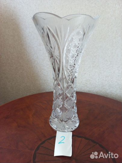 Хрустальные вазы для цветов СССР