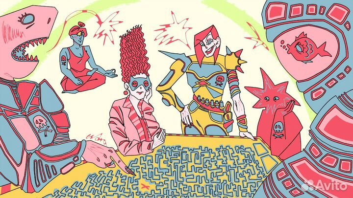 Диджитал иллюстрация, книжная иллюстрация