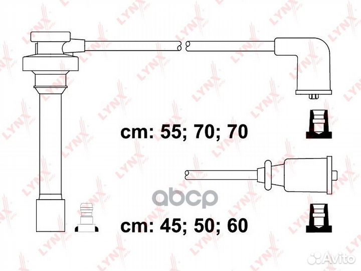 Комплект высоковольтных проводов (класс E) SPE5