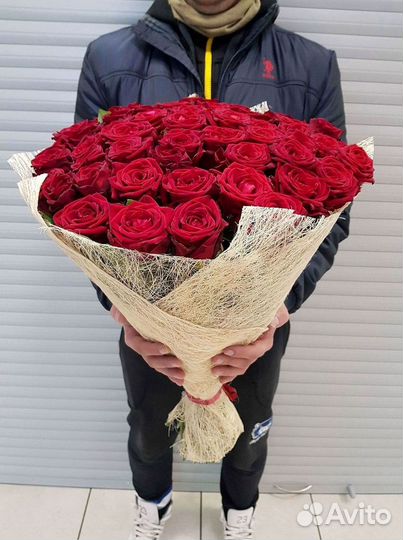 Высокие розы Доставка цветов