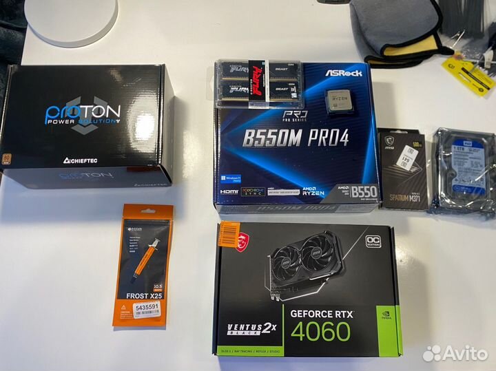 Игровой компьютер rtx 4060+r5 5600x