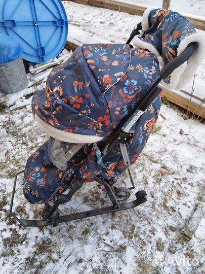 Коляска санки