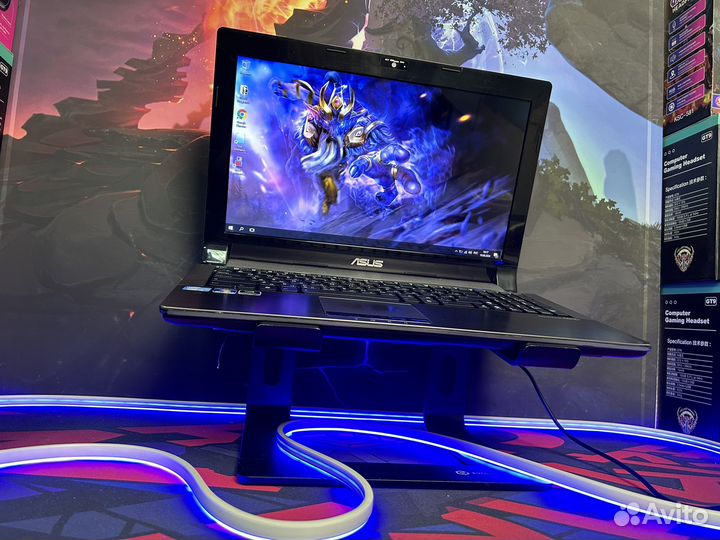 Мощный ноутбук Asus i5 12GB озу 2GB видео SSD