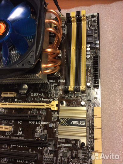 Материнская плата asus Z87-А с комплектом