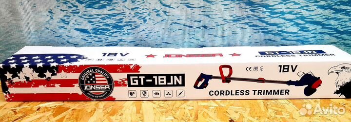 Аккумуляторный триммер (коса) jonser gt-18jn