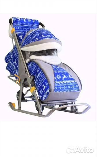 Детские санки коляска