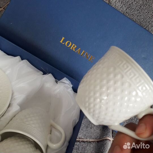 Кофейный сервиз белый для кофеманов