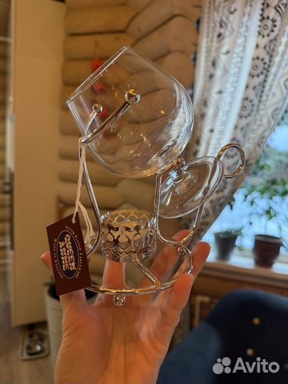 Подогреватель для бренди Queen Anne Англия