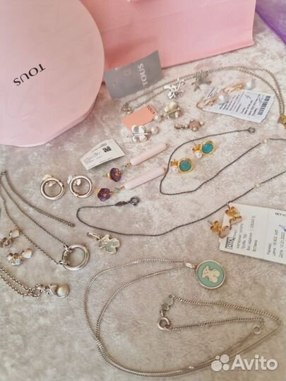Серьги, кулоны tous оригинал