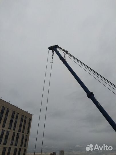 Кран Пионер, подъем грузов, высотный такелаж