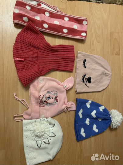 Шапка и снуд для девочки