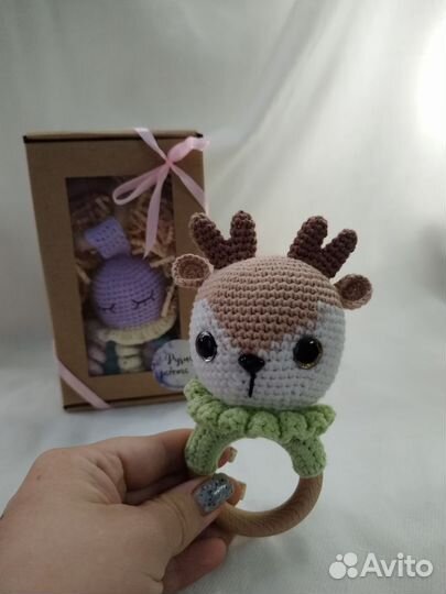 Погремушка-грызунок оленёнок