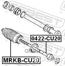 Тяга рулевая перед прав/лев 0422CU20 Febest