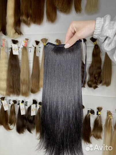 Шиньон натуральный