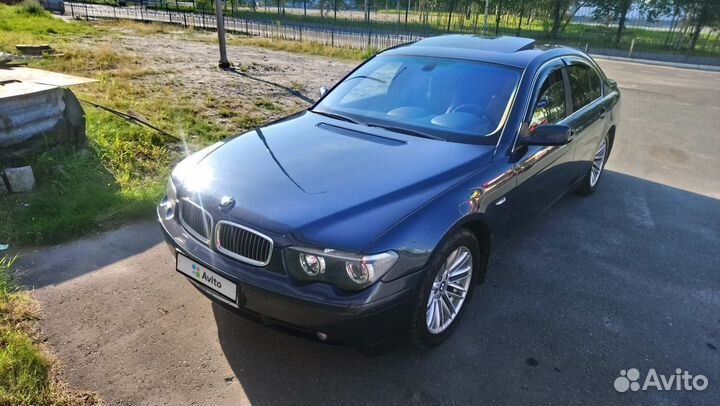 BMW 7 серия 3.6 AT, 2002, битый, 219 000 км