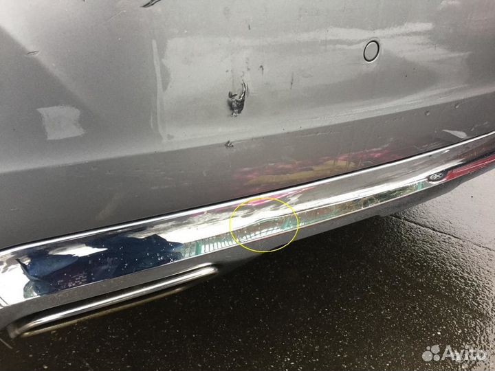 Юбка заднего бампера Mercedes GLK X204