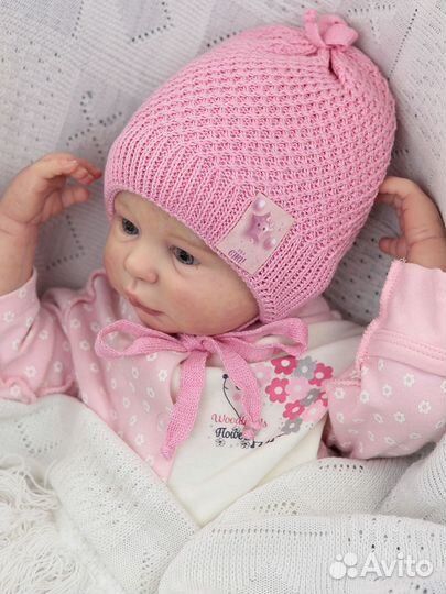 Шапка для новорожденного осень