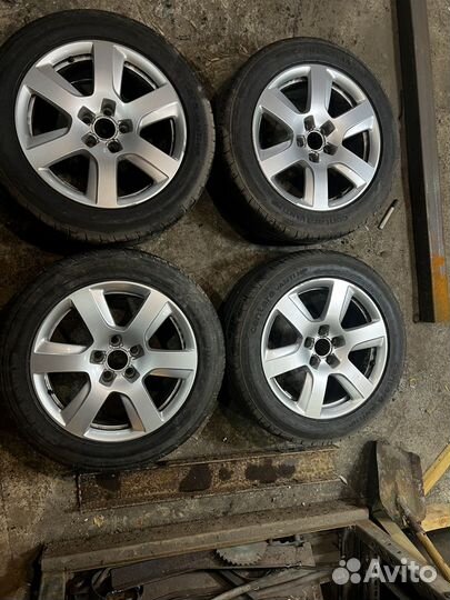 Литые диски r17 на audi бу