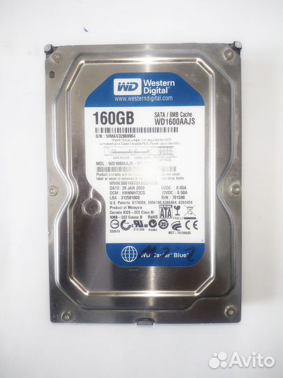 Жесткий диск Western Digital 160GB 3,5