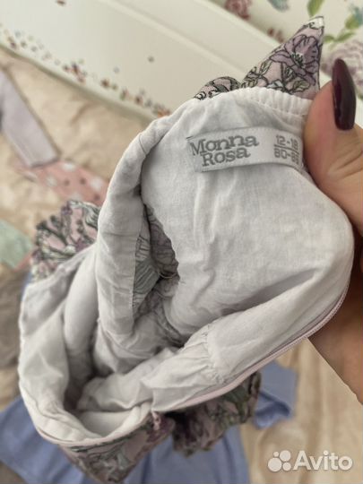 Пакет фирменных вещей для девочки 6-12 месяце