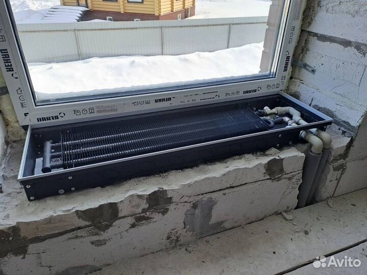 Внутрипольные конвекторы разной длины