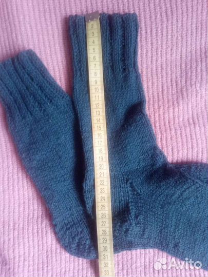 Мужские носки 42/43разм. Ручное вязание