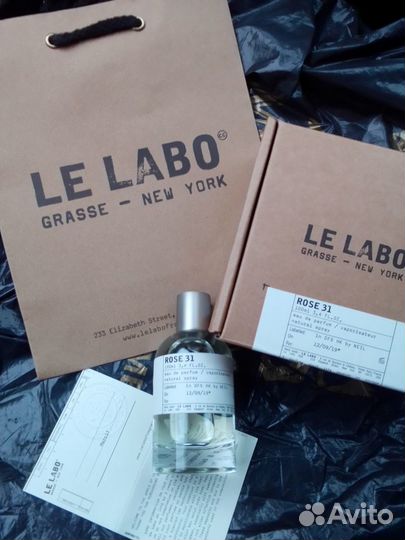 Le labo rose 31 тестер оригинал 100мл