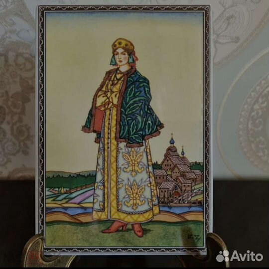 Фарфоровые пласты V&B, иллюстрации Зворыкина